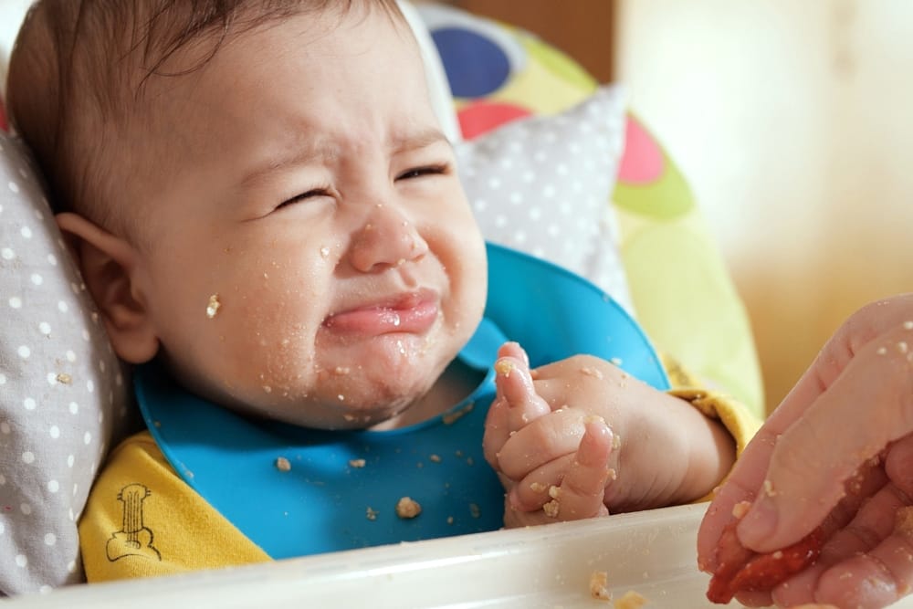 PortraitOfLittleBabyBoyEatingFoodBabyWithA - SomethingBeautiful!!