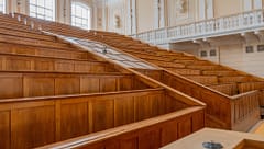 WoodenBenchesInLectureHallAuditoriumUniversityInsideClassroomEducation - SomethingBeautiful!!