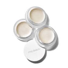 images 7 - SomethingBeautiful!! Three open jars of light beige cream arranged in a cluster, with a white lid nearby.
