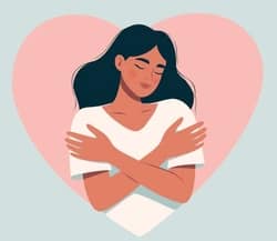 vector-illustration-woman-hugging-herself-250nw-2716650741 - SomethingBeautiful!!